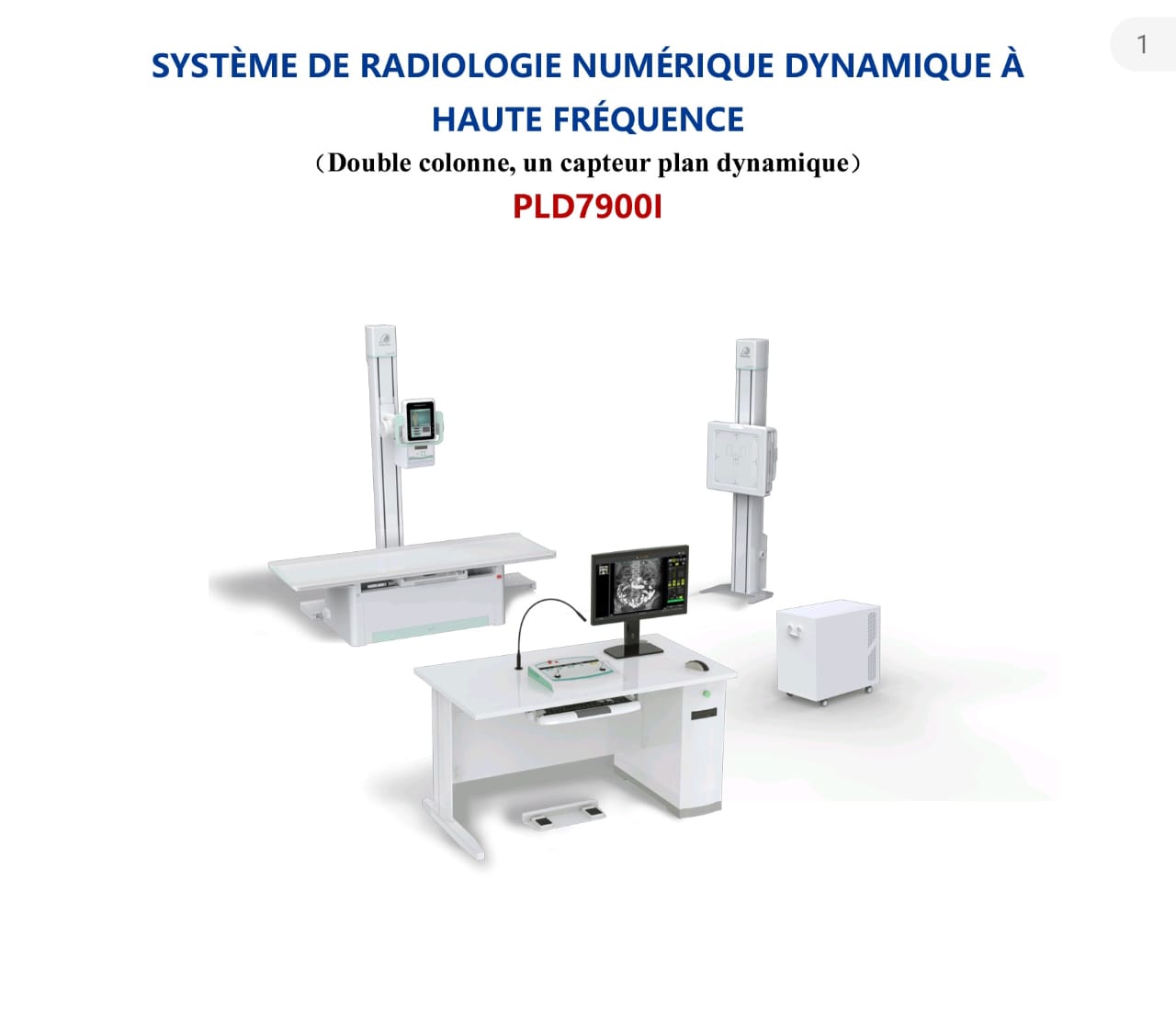 Système Radiographie Numérique PLD7900I